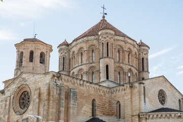 Fototapeta na wymiar Romanesque dome of the Collegiate Church of Santa Maria La Mayor de Toro, Zamora