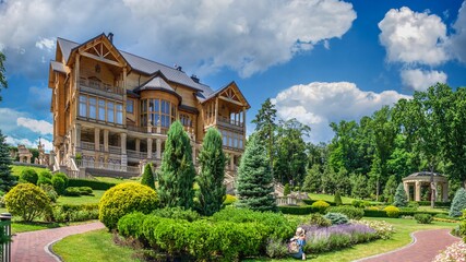 Honka in the Mezhyhirya Residence, Kyiv, Ukraine