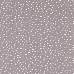 Brown crinkled cotton fabric texture with silver dots