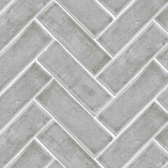 Chevron tile texture with crackle finish in grey