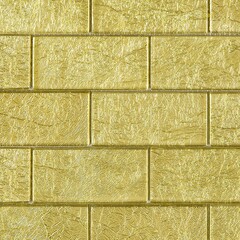 Gold colored glass subway tile texture for walls