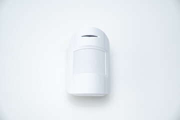 motion sensor on the white background. device that tracks movement of objects.