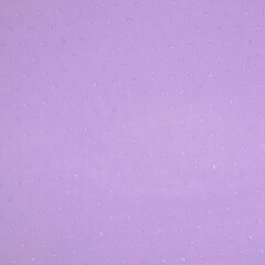 Lilac polka dot viscose fabric texture