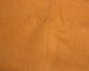 Mustard yellow plain cotton fabric texture