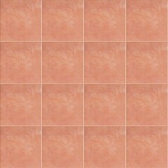 Seamless ceramic floor and wall squared tile texture with matt coating in reddish 