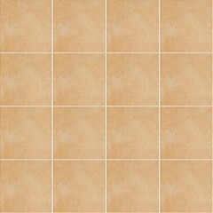 Seamless ceramic wall and floor tile texture in gold color with matte coating
