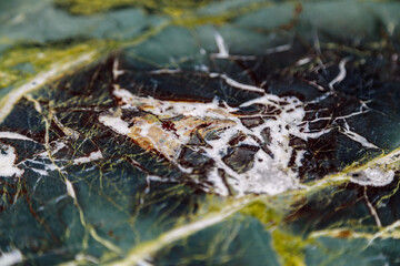 Diabase green stone texture. Construction, building cladding.