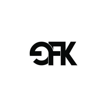 efk letter original monogram logo design