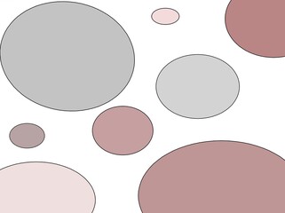 abstract background with circles,wallpaper, pattern.  Pink, white and gray color