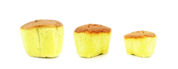 Thai desserts snack on white background.