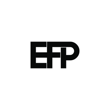 efp letter original monogram logo design