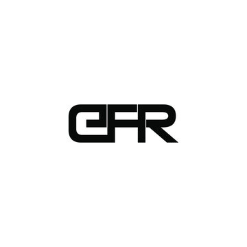 efr letter original monogram logo design