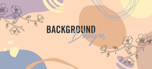 Modern abstract elements set, minimal design, vector illustration.