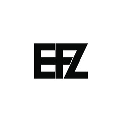 efz letter original monogram logo design