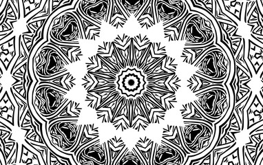 Unique mandala design. Abstract kaleidoscope background