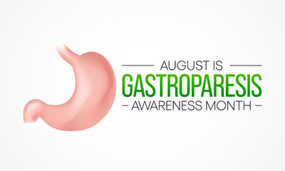 Gastroparesis Awareness Month is observed each year in August. it is a long-term (chronic) condition where the stomach cannot empty in the normal way. Food passes through the stomach slower than usual