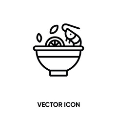 Tom yum goong vector icon . Modern, simple flat vector illustration for website or mobile app.Tom yum goong symbol, logo illustration. Pixel perfect vector graphics	