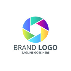 colorful photography logo