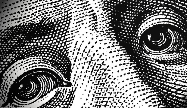 Eyes of Benjamin Franklin by CU
