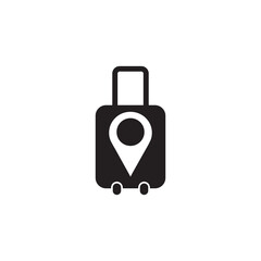Travel bag logo design template