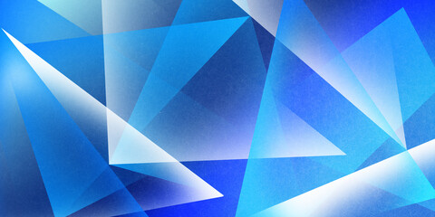 Obraz premium abstract blue background with layers of transparent shapes in random pattern, cool modern background design for website or graphic art projects