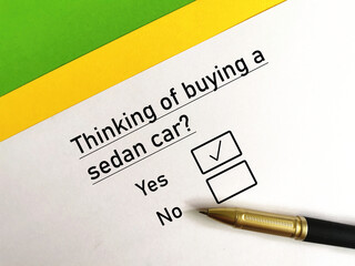 Obraz premium Questionnaire