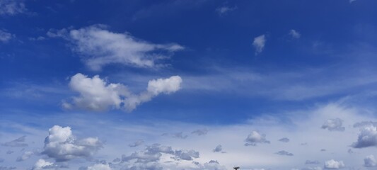 blue sky and clouds