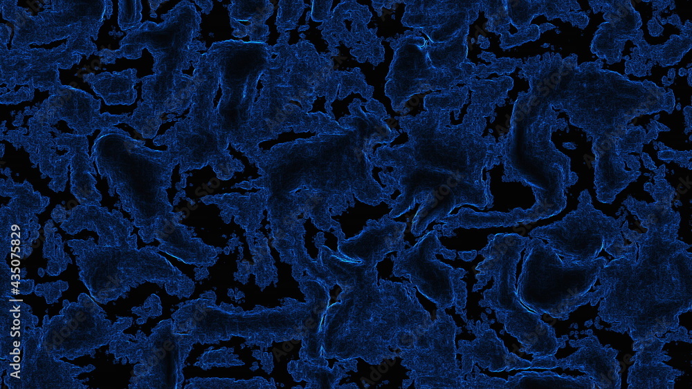 Poster 3d rendering of reproduction microbes. microscopic plate. infection and virus. computer generated sc