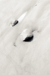 stones on a sand