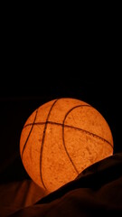 basketball in the dark