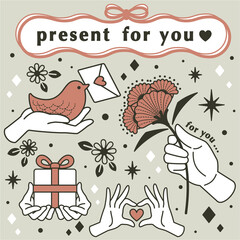 贈り物 プレゼント サプライズ present for you!