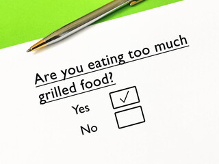 Fototapeta premium Questions about diet