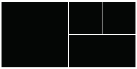 Photo frame templates collage