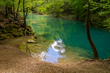 R&iacute;o Urederra (Baquedano, Navarra - Espa&ntilde;a).