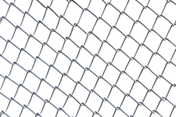 wire mesh netting isolated on white background