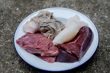 Meat with sauce is a very famous and popular dish in northern Thailand.