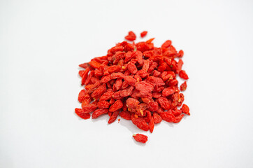 Goji on a white background