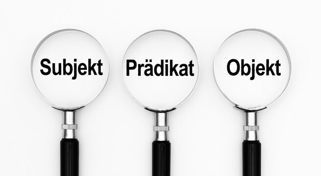 Subjekt Pr&auml;dikat Objekt