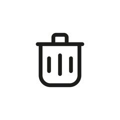 Delete, remove button icon for web and mobile application UI design.