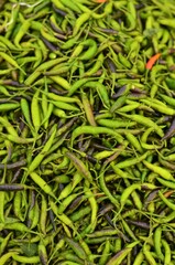 green chili peppers