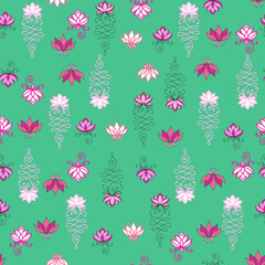Yogate! Seamless pattern Collection 