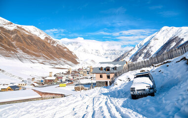 Ushguli is a four-village community located at the head of the Enguri Gorge in Svaneti, Georgia.Ushguli is regarded as a World Heritage Site on Svaneti by UNESCO as one of the highest continuously inh
