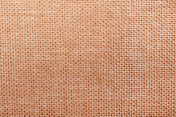 Brown sackcloth texture or background and empty space. jute texture