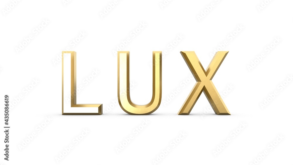 Poster gold 3d text 