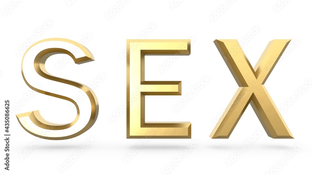 Poster gold 3d text 