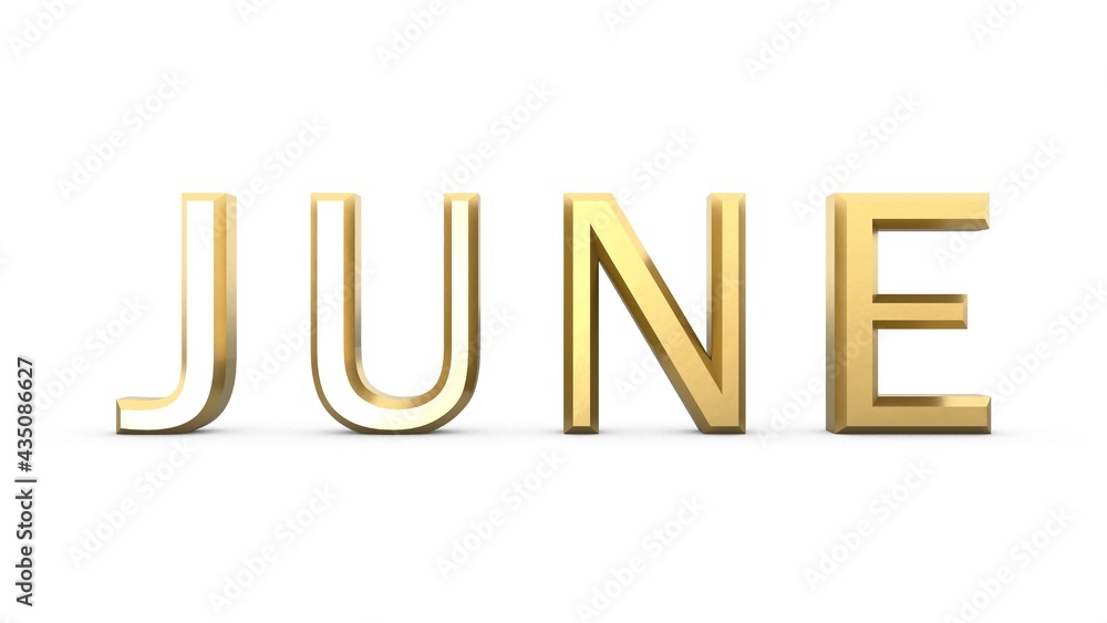 Poster gold metallic 3d text 