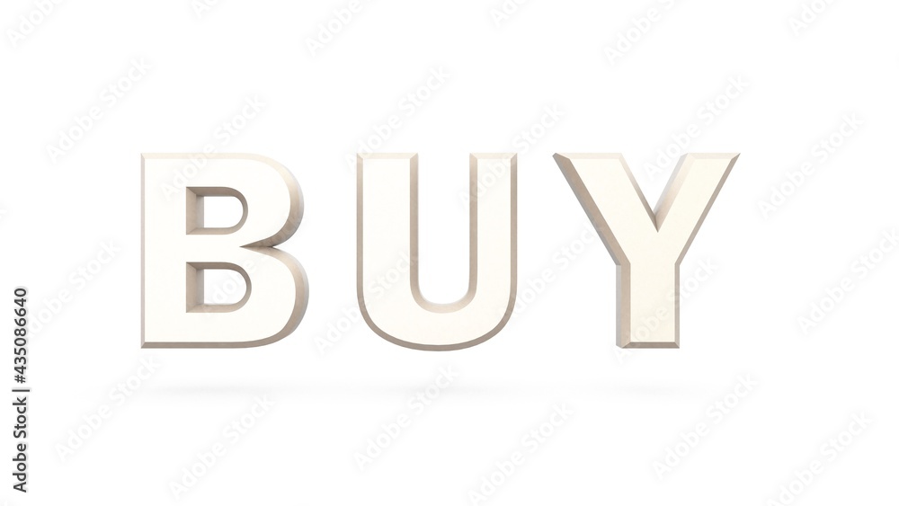 Poster plantin metallic 3d text 