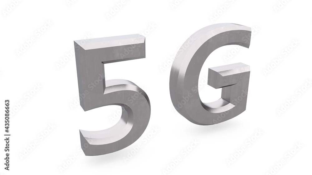 Poster silver 3d text 