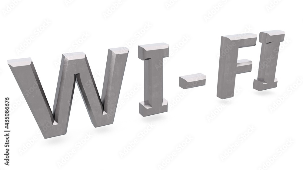 Poster silver 3d text 