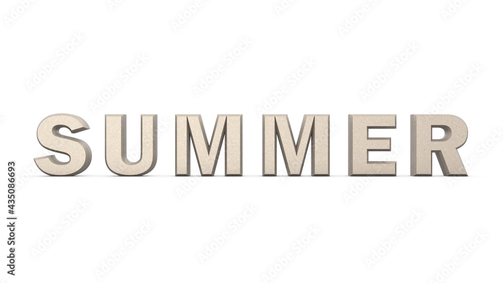 Poster silver 3d text 